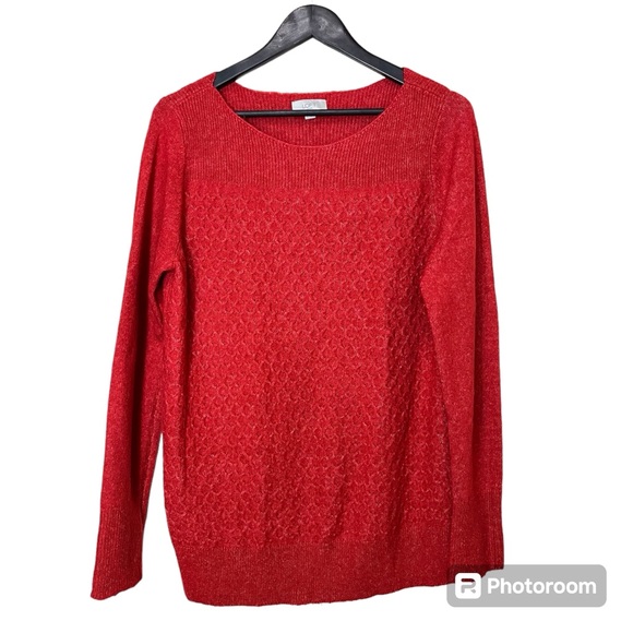 LOFT Outlet Long Sleeve Knit Sweater - Super Soft Acrylic - Picture 2 of 11